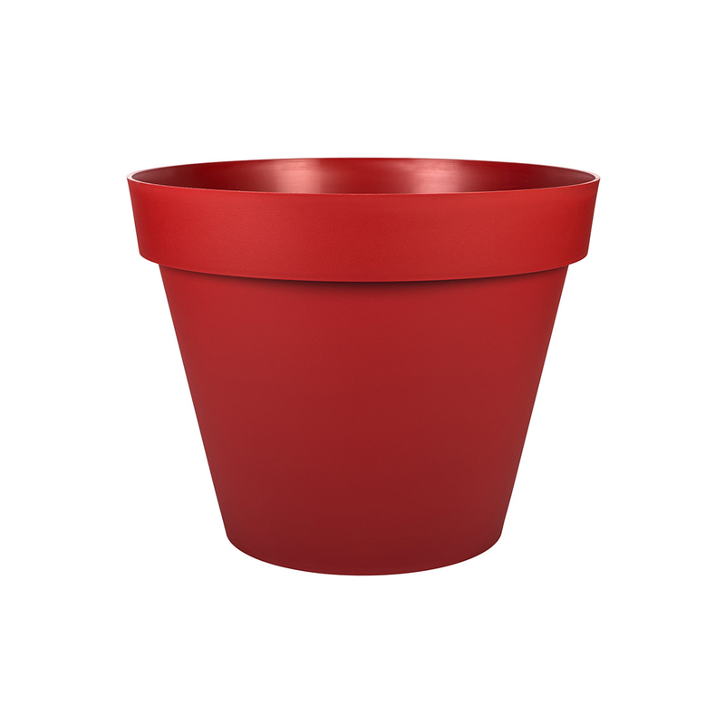 Pot toscane D.60cm 76l rouge rubis