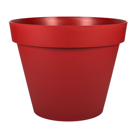 Pot toscane D.60cm 76l rouge rubis