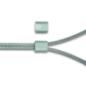 Manchon aluminium pour câble D.2.5mm x2
