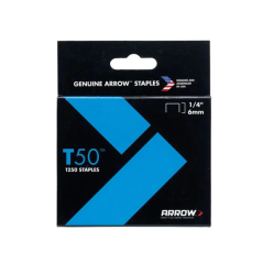 Agrafes 6mm x1250 pour agrafeuse arrow t50
