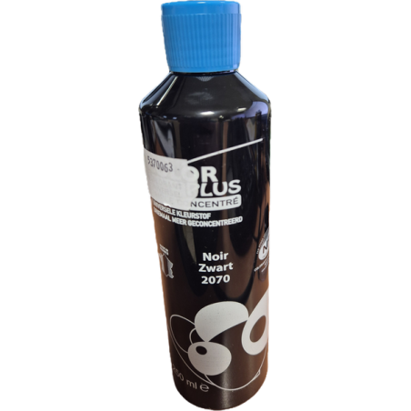 Colorant 250ml noir 2070 color+