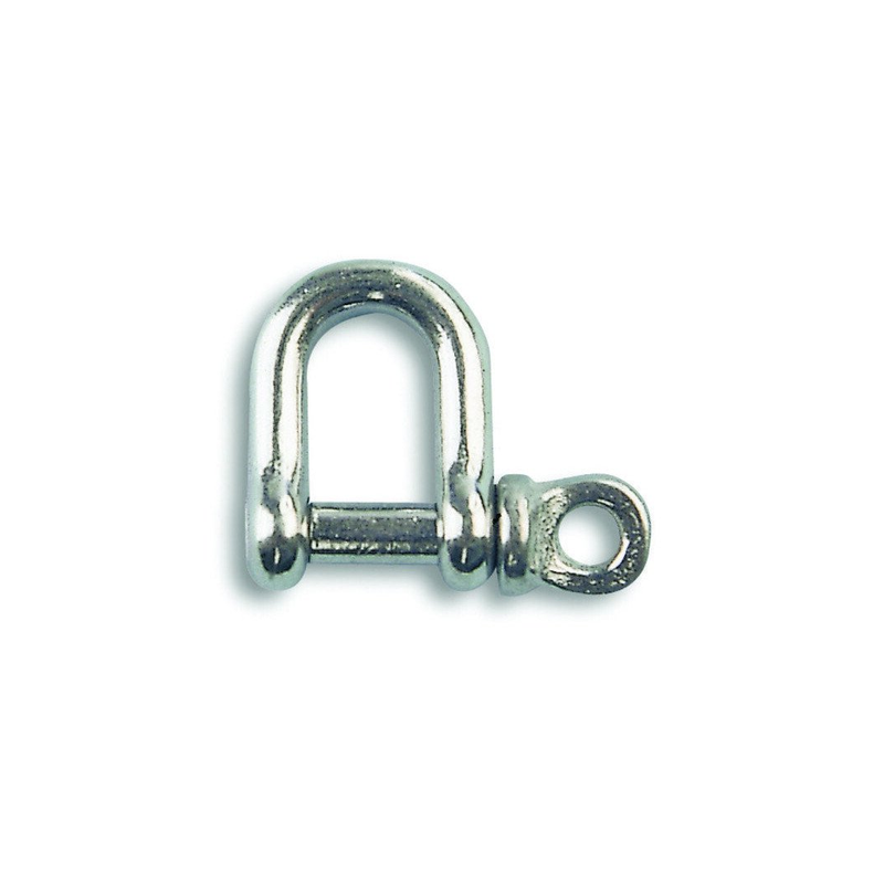 Manille droite inox D.6mm 12mm 100kg