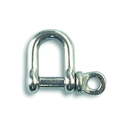 Manille droite inox D.6mm 12mm 100kg