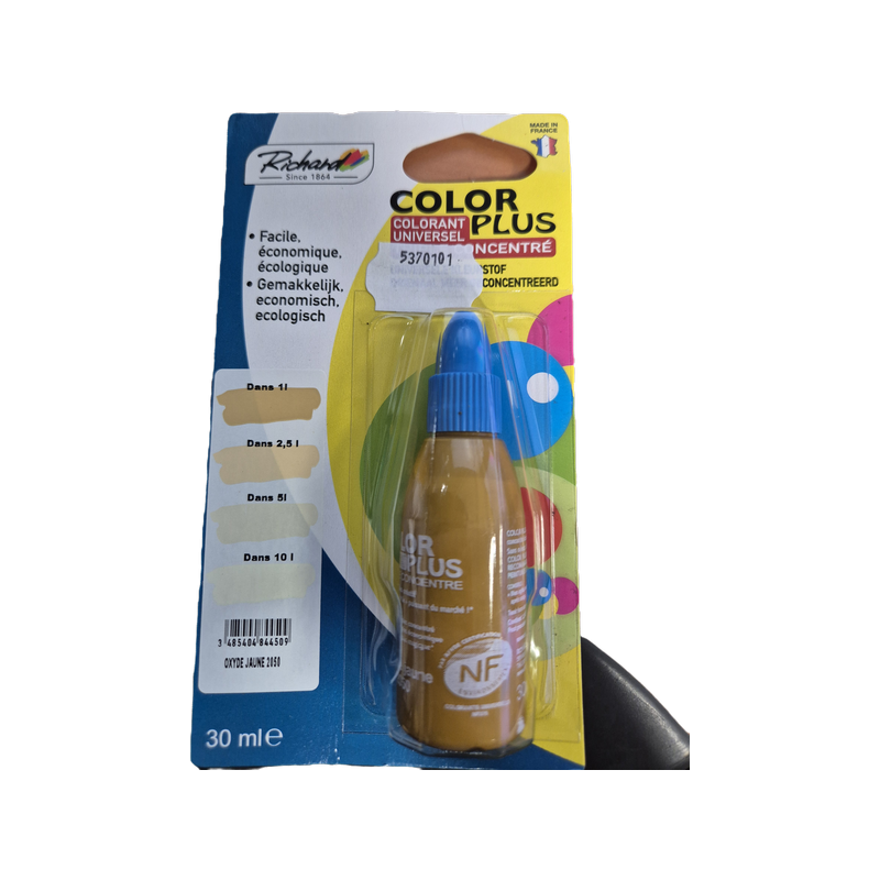 Colorant 30ml jaune oxyde 2050 color+