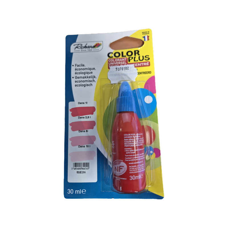 Colorant 30ml rouge 2014 color+