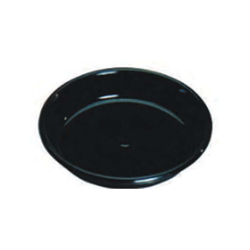 Soucoupe corolle noir D.20cm
