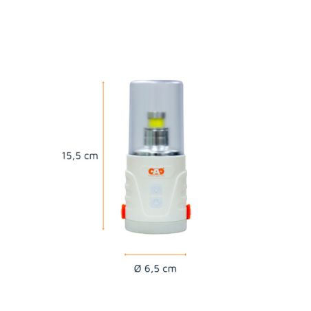 Lampe lanterne LED rechargeable 400LM Celeste