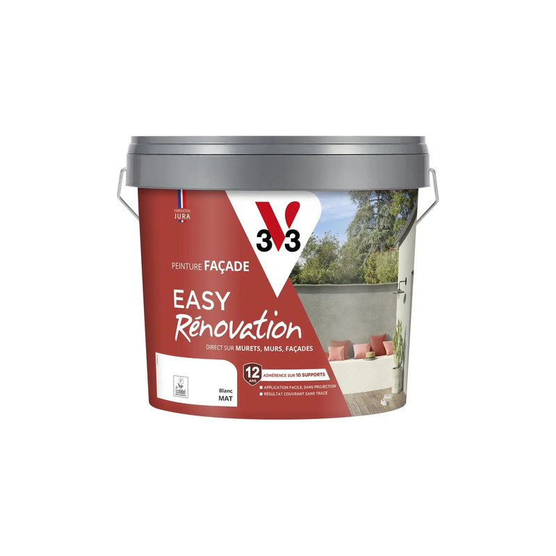 Peinture façade Easy Renovation 10L Blanc