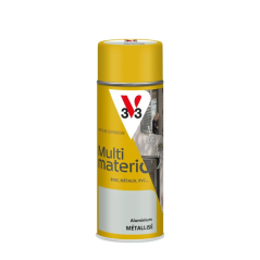 Aérosol peinture 400ml métallisé aluminium multimatériO