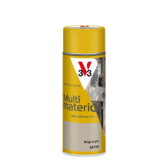 Aérosol peinture 400ml satin beige argile multimatériO