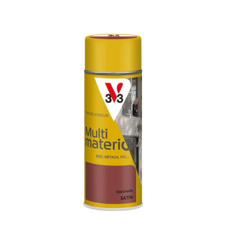 Aérosol peinture 400ml satin coccinelle multimatériO