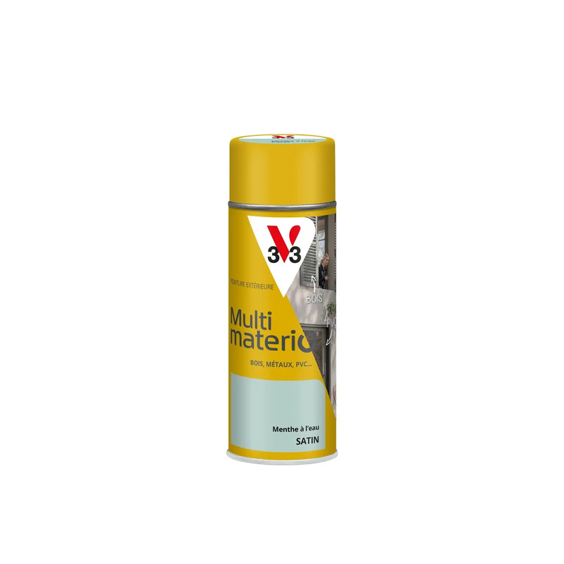 Aérosol peinture 400ml satin menthe à l'eau multimatériO