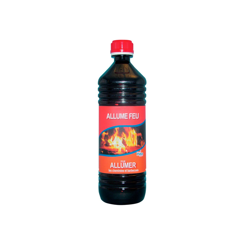 Allume feu liquide bouteille noire 1l