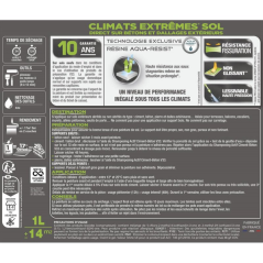 Peinture sol climat extrême satin pierre 2.5L