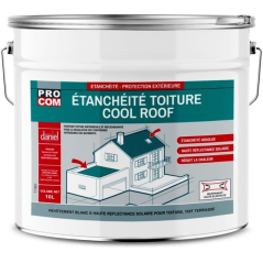 Peinture toiture étanchéité + réfléchissante 10L Blanc