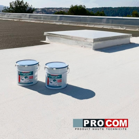 Peinture toiture étanchéité + réfléchissante 10L Blanc