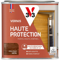 Vernis bois extérieur 0.5l satin chêne foncé