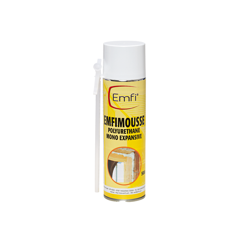 Mousse expansive polyuréthane 750ml Emfi