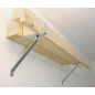 Équerre bâtiment acier galvanisé 355x245x80mm