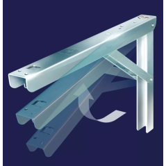 Équerre pliante inox 400x270mm 70 à 90°