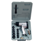 Coffret clé à choc 1/2" + 16 pièces via air comprimé