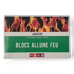 Allume feu cubes x32 Coteka