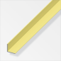 Cornière égale aluminium anodisé laiton 10x10mm 1m