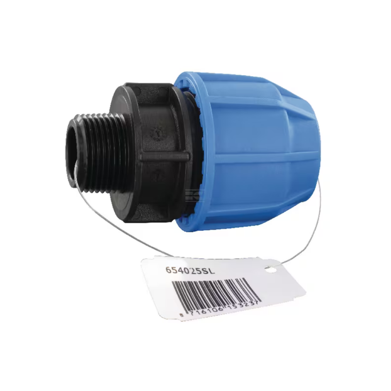Raccord droit polypropylène pour pe25 m3/4