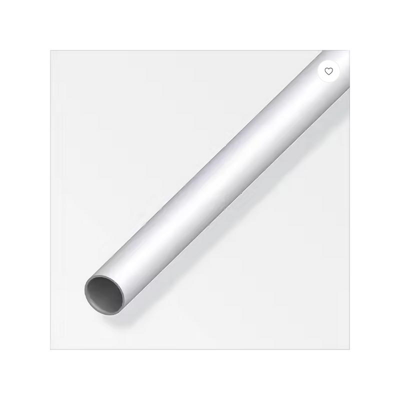 Tube rond aluminium anodisé argent D.8mm 1m