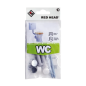 Cheville sanitaire D.8mm + vis D.6mm kit complet