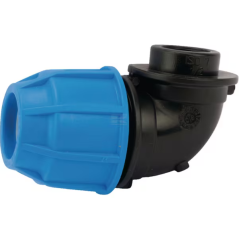 Raccord coude polypropylène pour pe25 f1/2